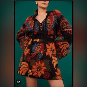 NWOT FARM RIO Macaw Ballet Ainika Sweater skirt